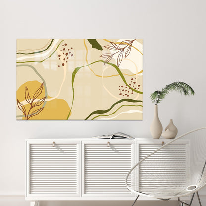 Botanical Minimalist Teacher Glass Wall Art