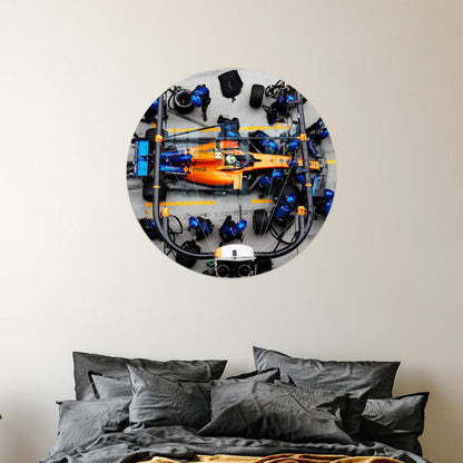Lando Norris Mclaren F1 Glass Wall Art