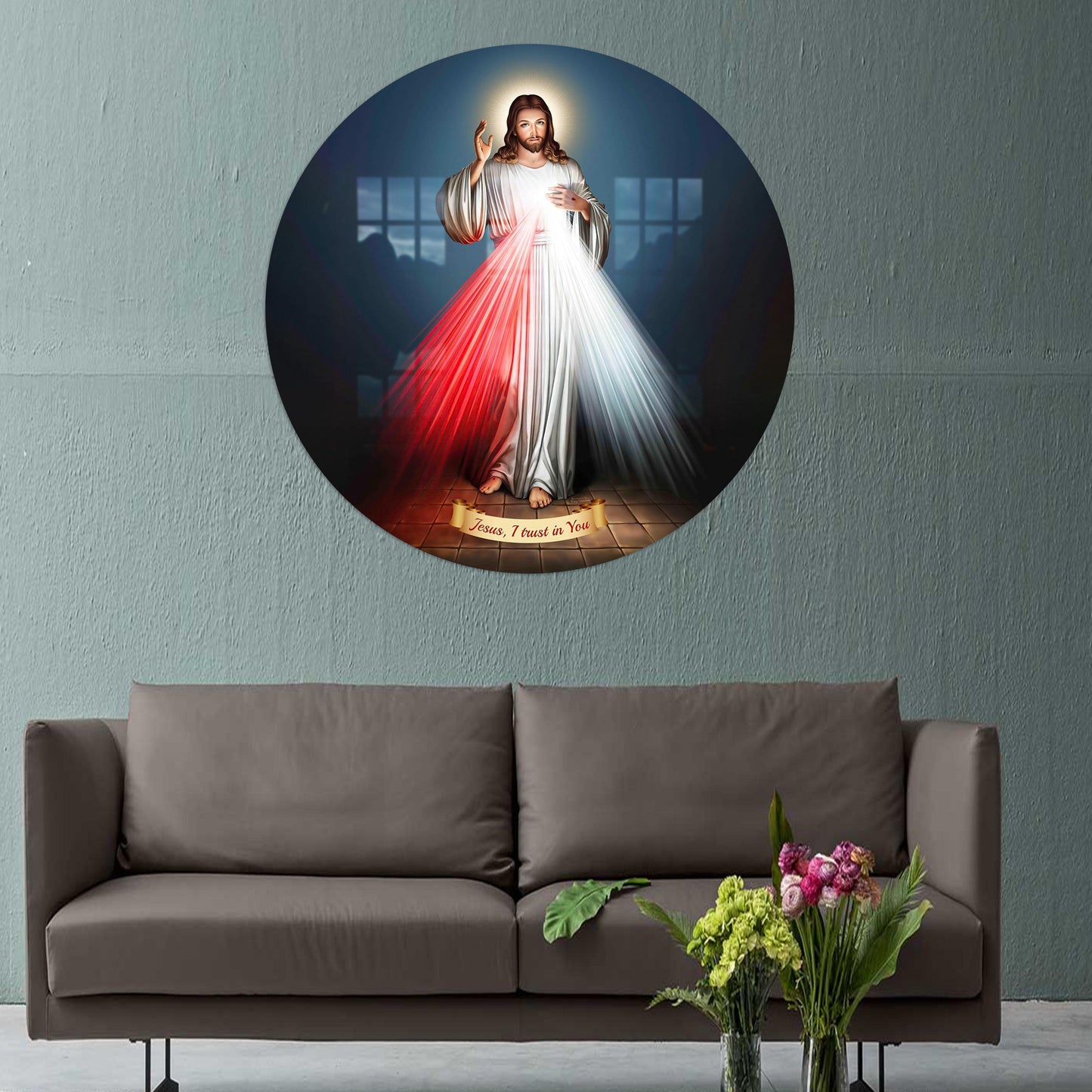 Jesus Baby Girl Bridesmaid Glass Wall Art