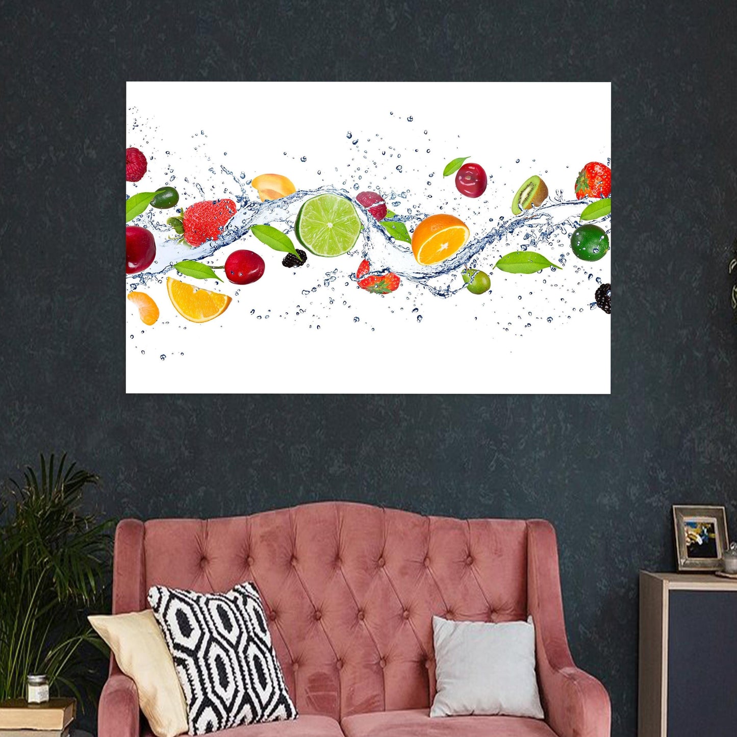 Orange Glass Wall Art