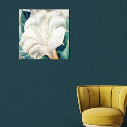 Abstract Flower Gifting Glass Wall Art