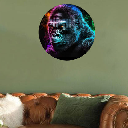 Gorilla Abstract Game Glass Wall Art