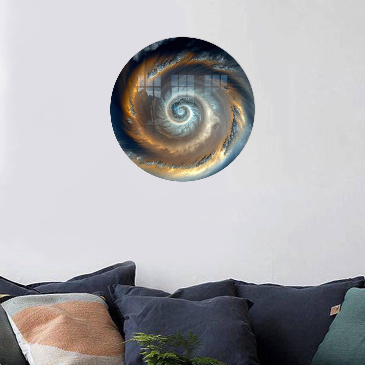 Galaxy Milky Way Space Glass Wall Art