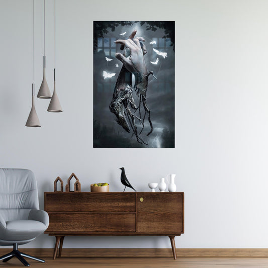 Modern Glass Wall Art, Surreal Couple Design, Personalized Baby Boy Gift