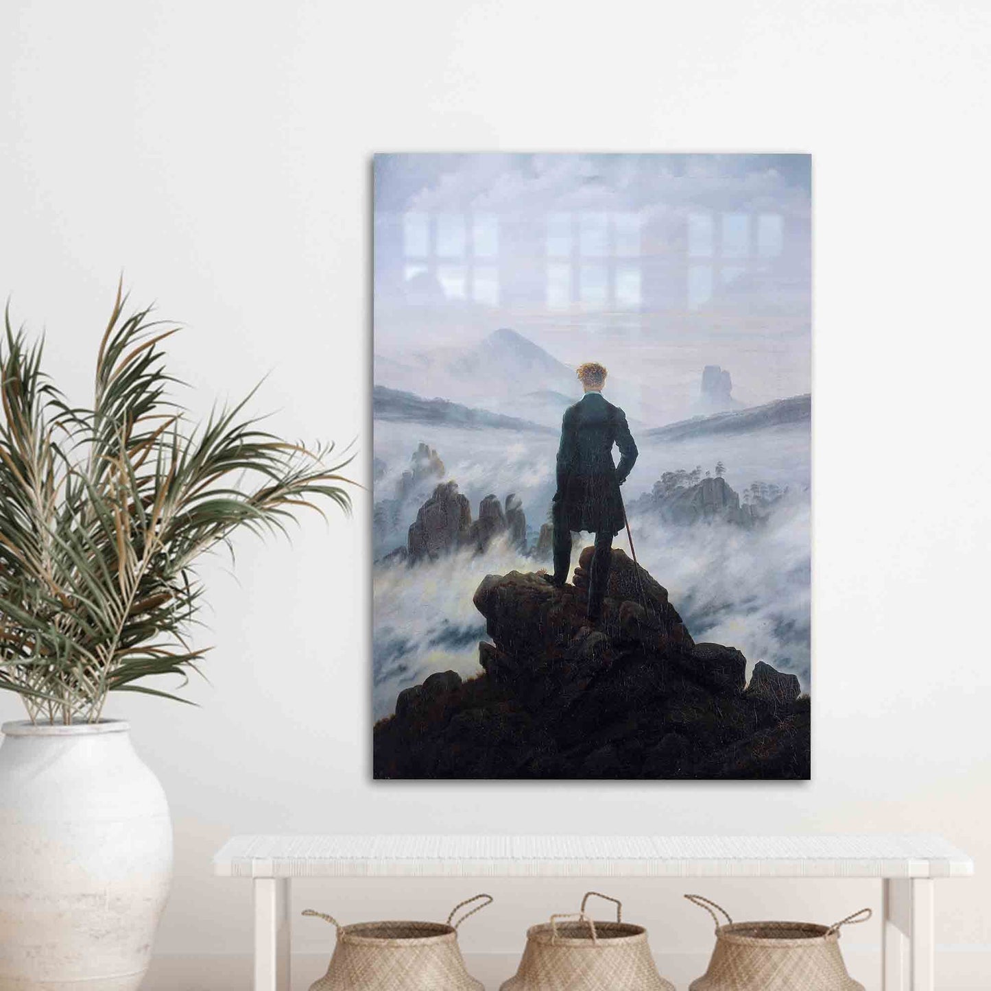 Caspar David Classic Glass Wall Art