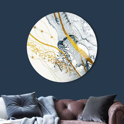 Abstract Glass Wall Art