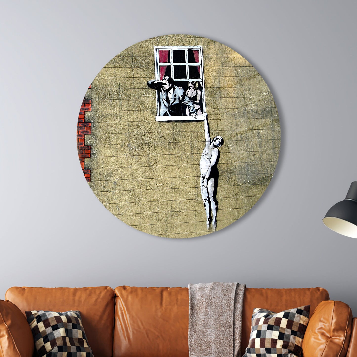 Street Spaces Glass Wall Art