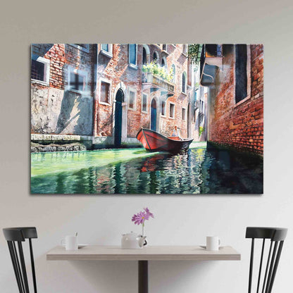 Italy Travel Landscape Glass Wall Art