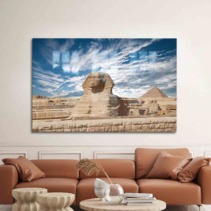 Sky Landscape Egypt City Glass Wall Art