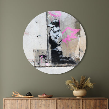 Abstract Glass Wall Art