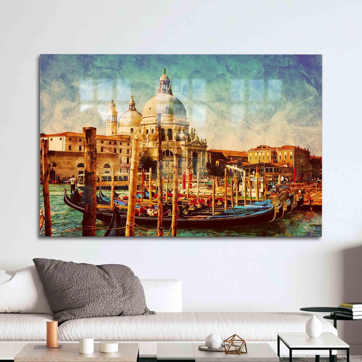 Venice Grand Canal Glass Wall Art