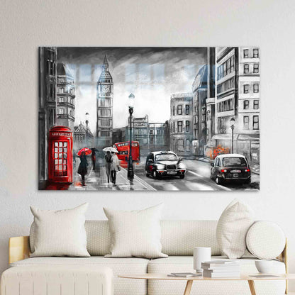 Street Glass Wall Art
