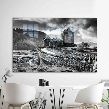 Eilean Donan Castle Scottish Glass Wall Art