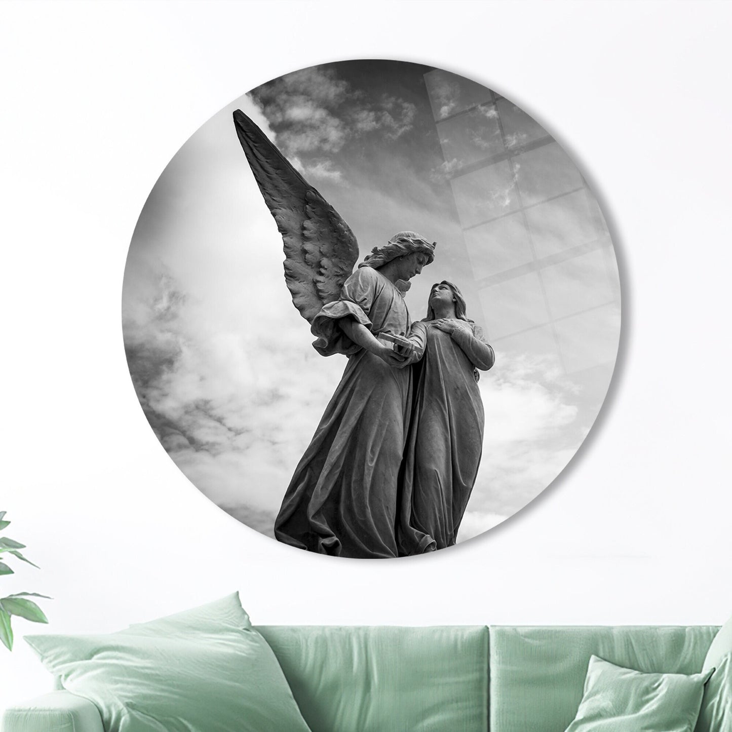 Landscape Clear Glass Wall Art