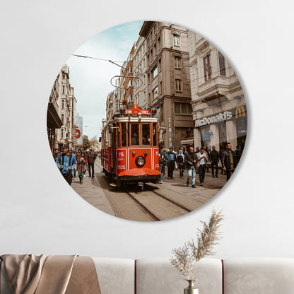 Istanbul Cityscape Glass Wall Art