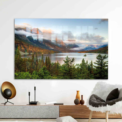 Montana Wild Goose Island Glass Wall Art