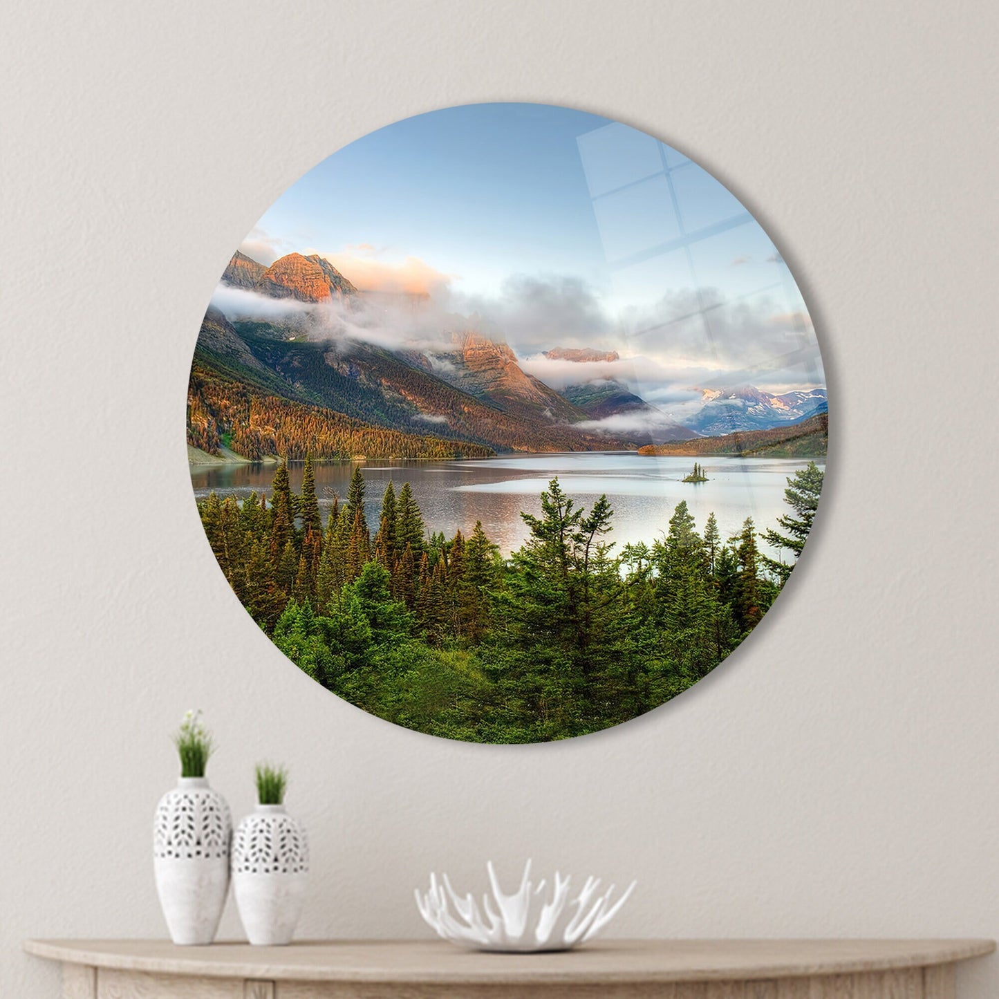 Montana Wild Goose Island Glass Wall Art