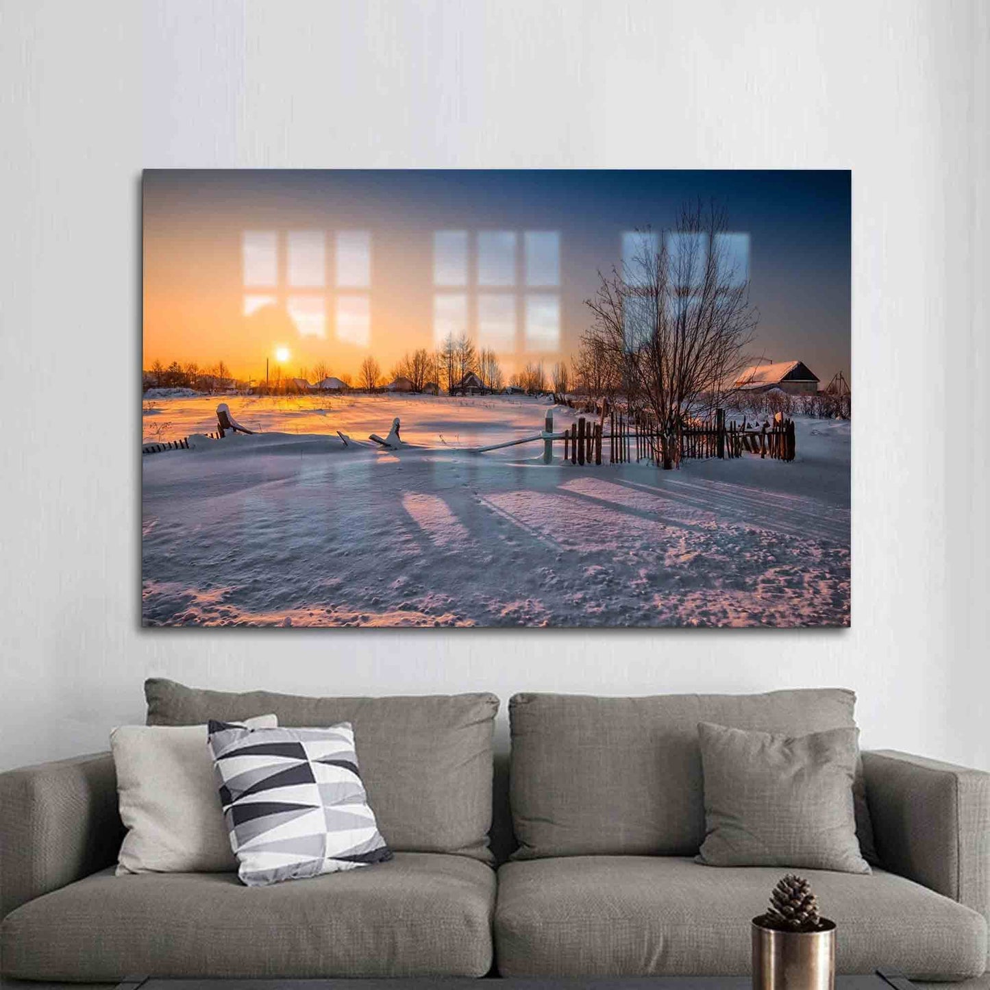 Sunset Glass Wall Art