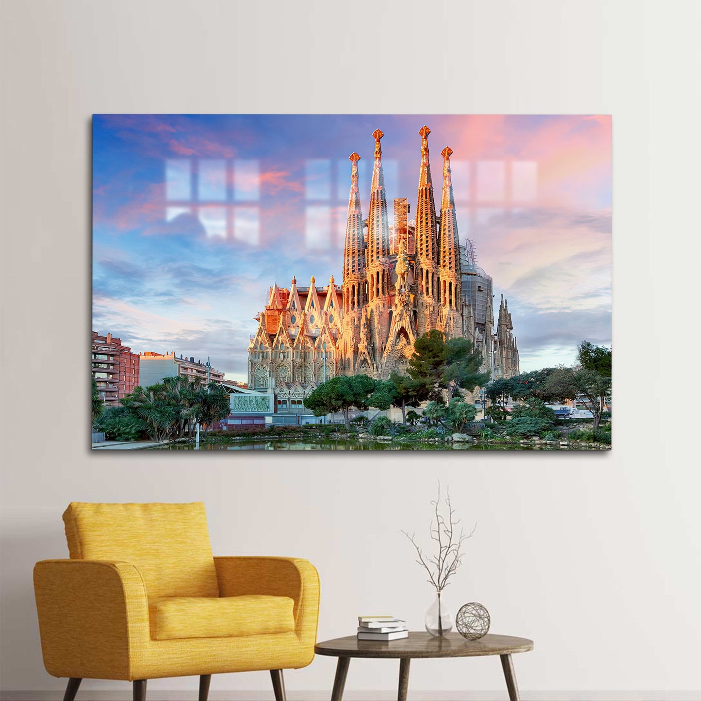 Sagrada Familia Stunning World Glass Wall Art