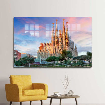 Sagrada Familia Stunning World Glass Wall Art