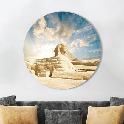 Egypt Places Glass Wall Art