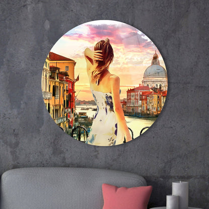 Cityscape Glass Wall Art