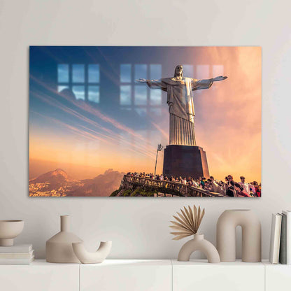 Rio De Janeiro Landscape Glass Wall Art