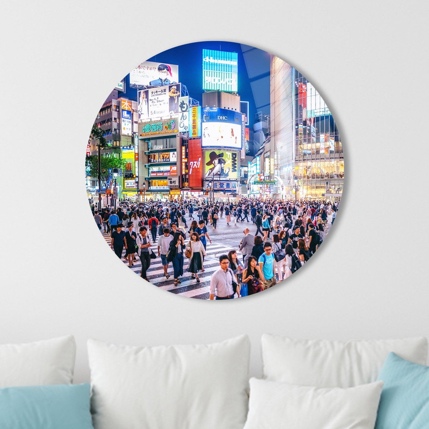 Tokyo Landscape Cityscape Glass Wall Art