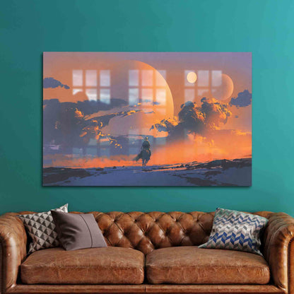 Sunset Glass Wall Art