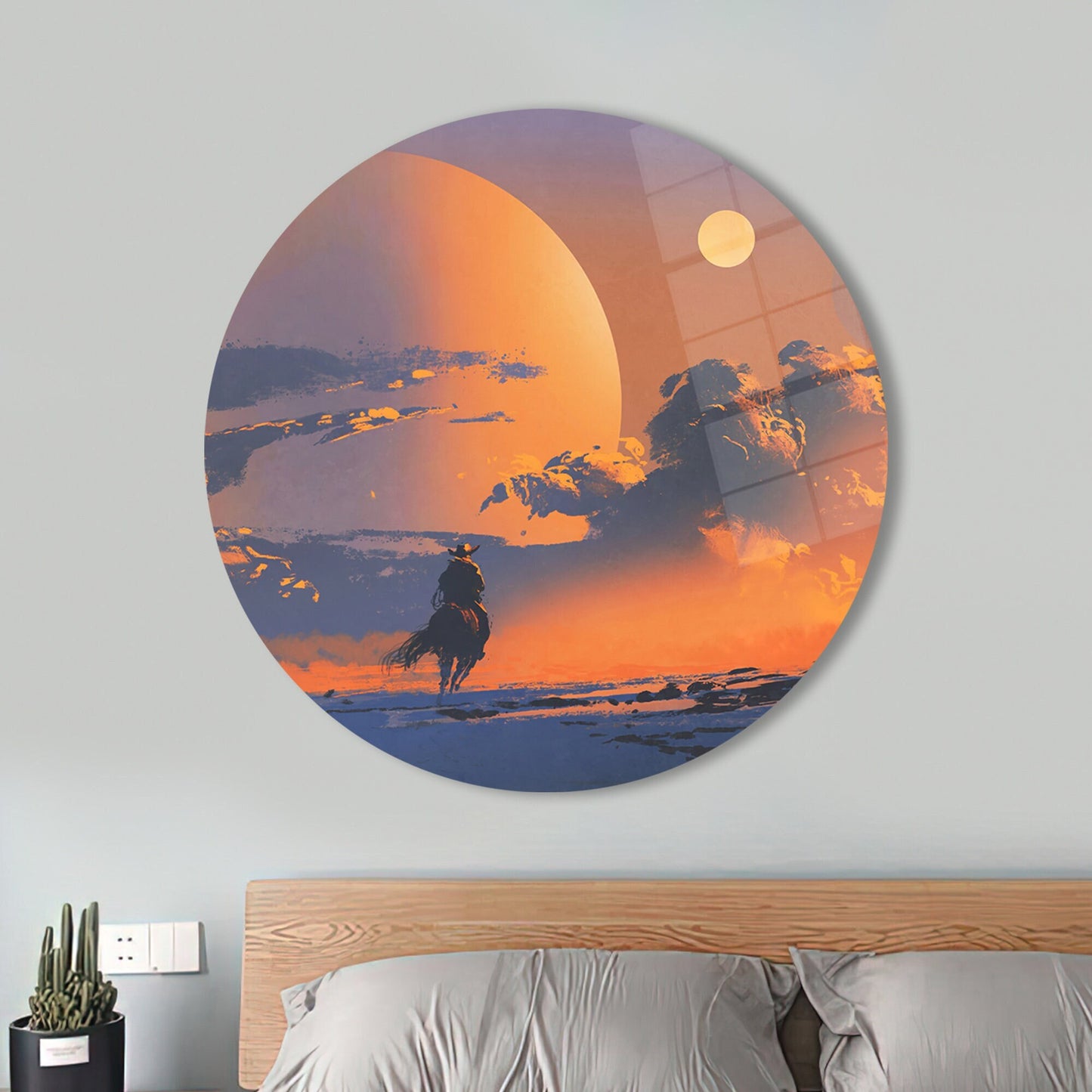 Sunset Glass Wall Art