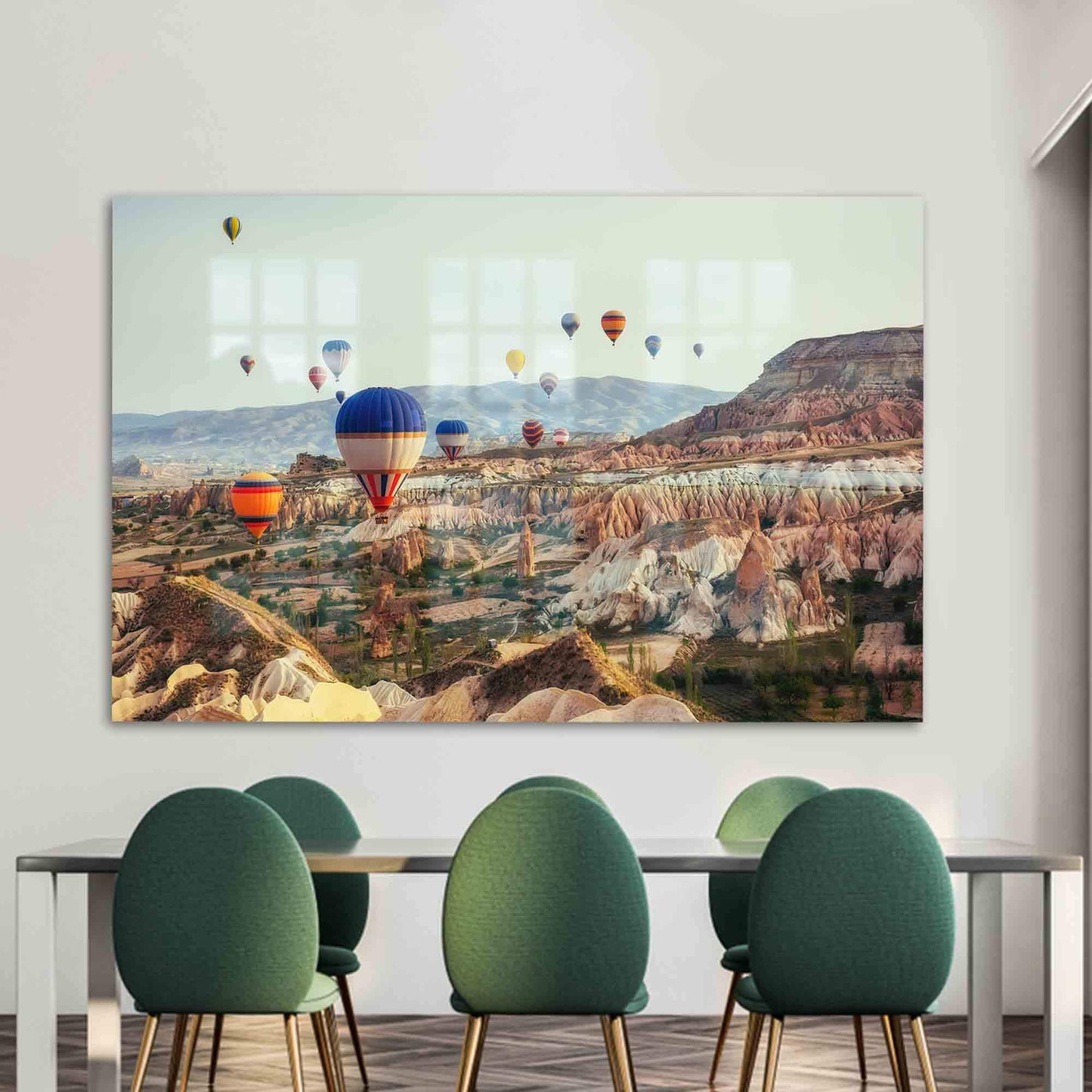 Turkish Urgup Printing Glass Wall Art