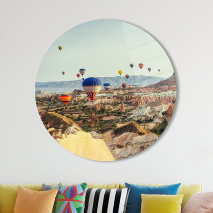 Turkish Urgup Printing Glass Wall Art