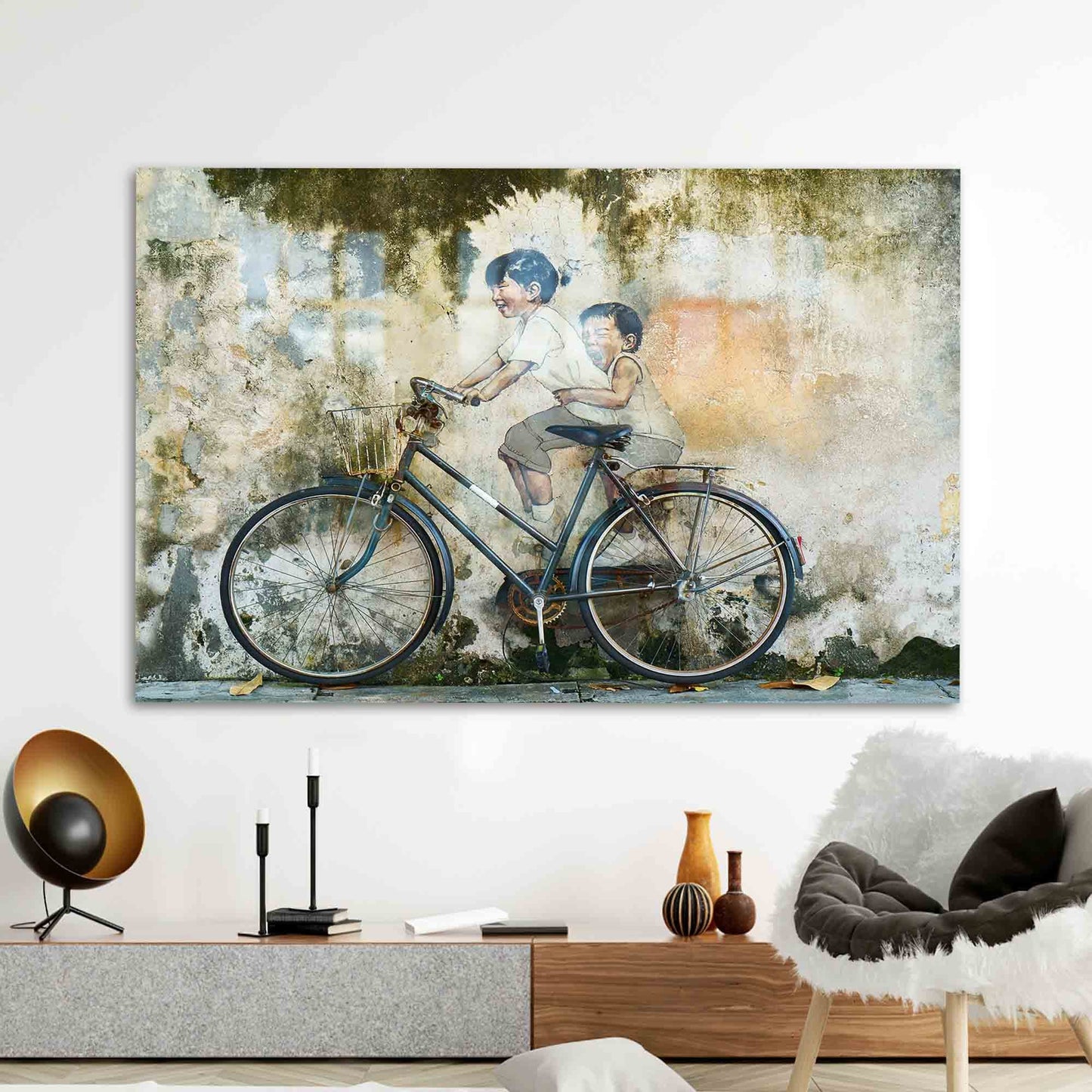 Abstract Glass Wall Art
