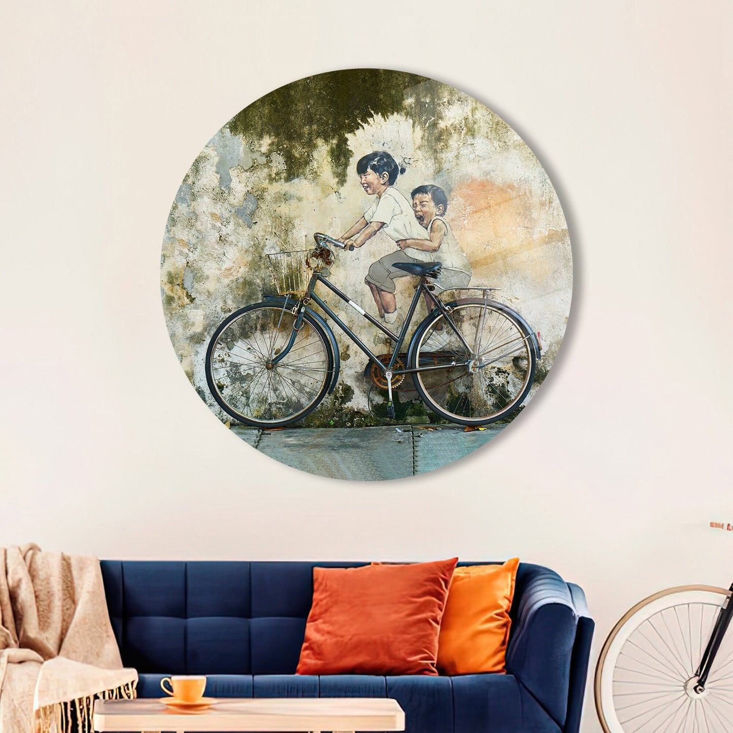 Abstract Glass Wall Art