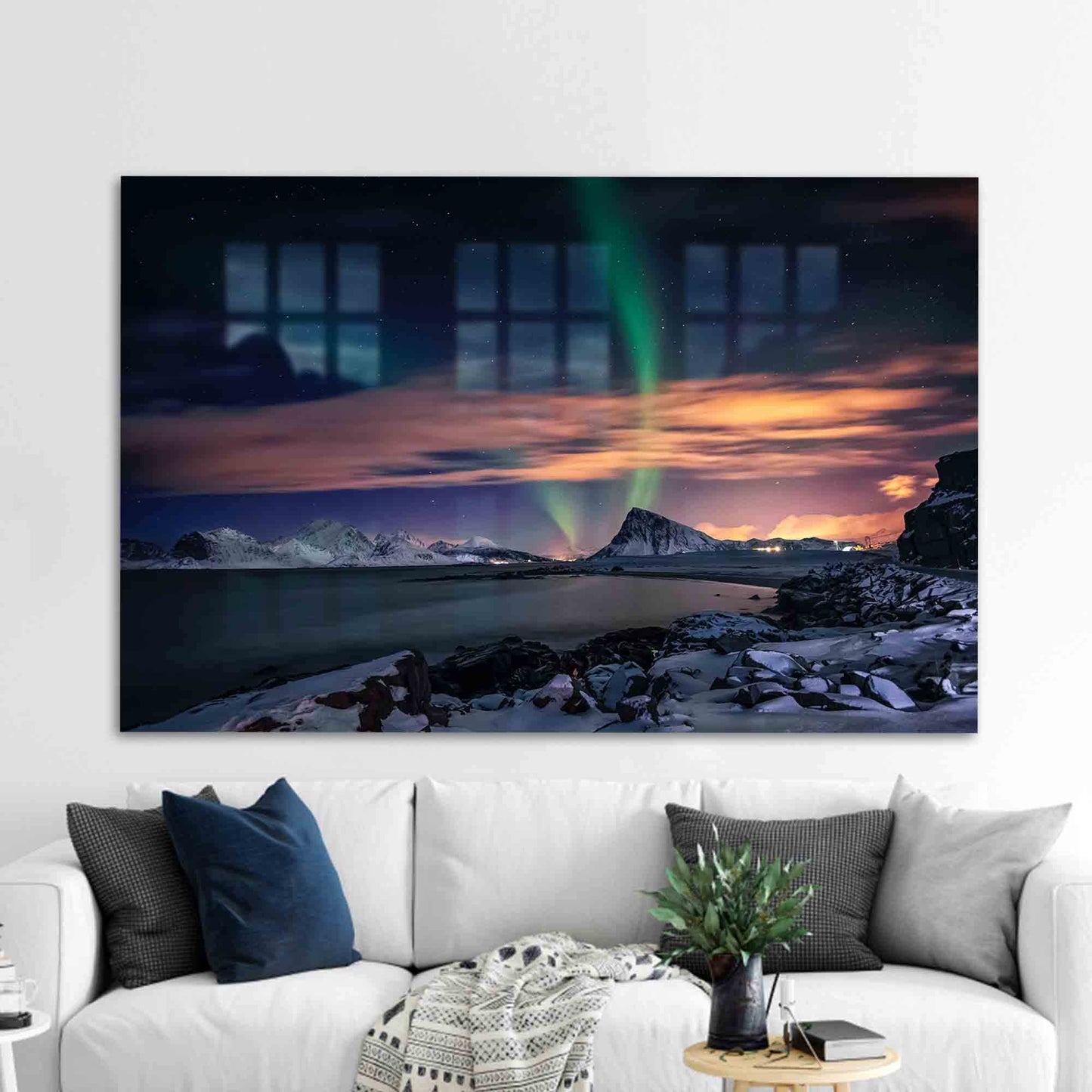 Milky Way Stunning Colorful Glass Wall Art