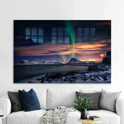 Milky Way Stunning Colorful Glass Wall Art