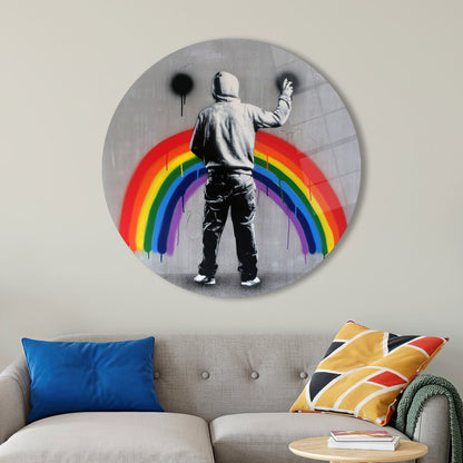 Sad Rainbow by Martin Glass Wall Art