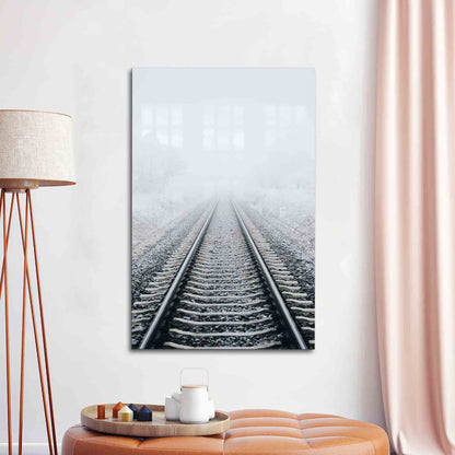 Railway Scenic Landscape Glass Wall Art