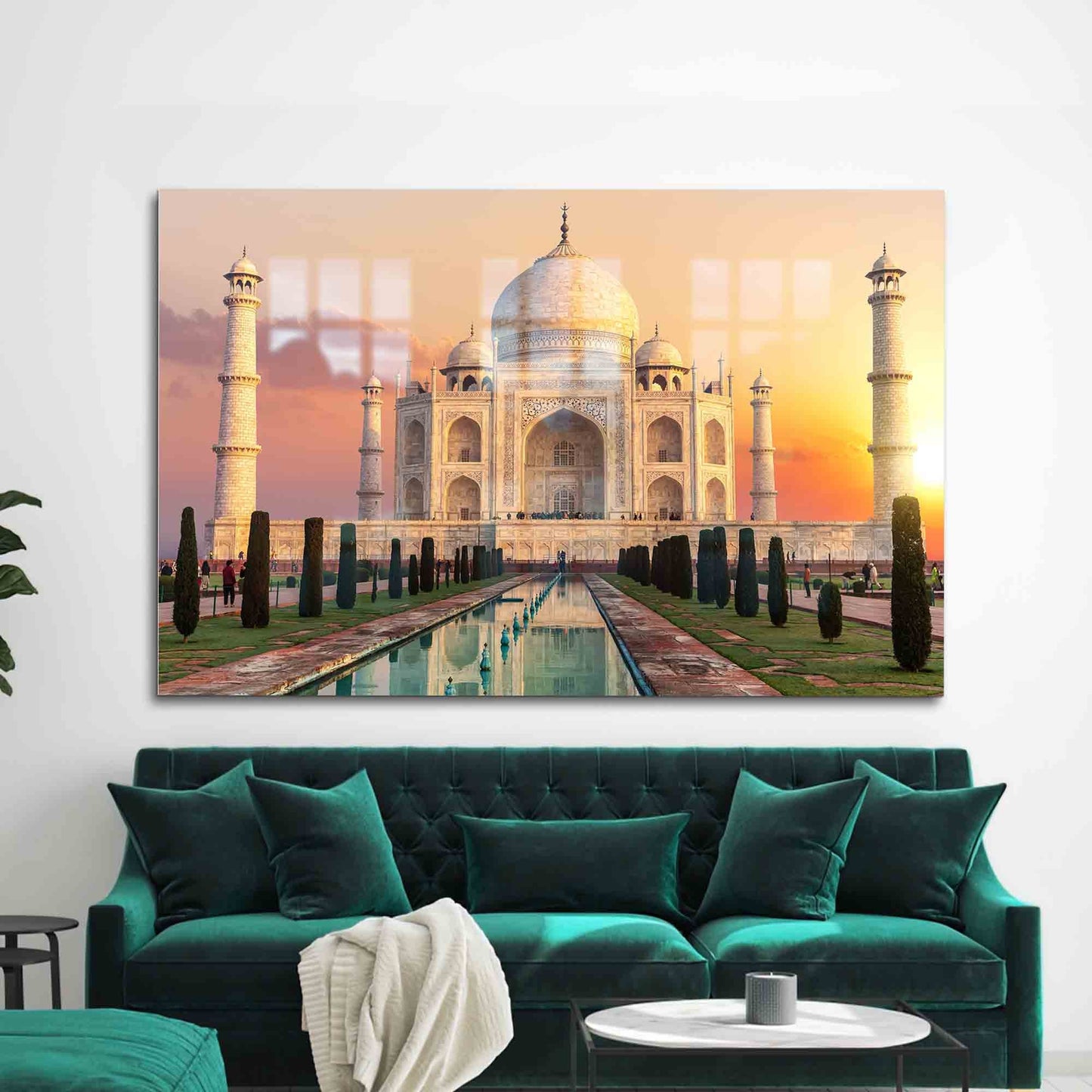 Seven Wonders Glass Wall Art