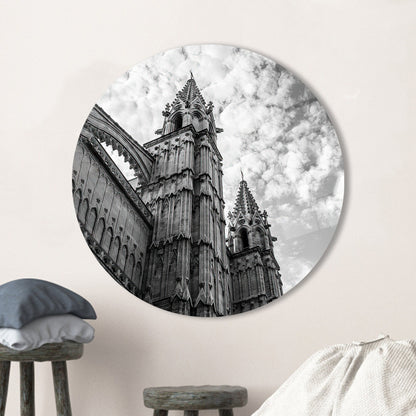 Mallorca Cathedral Spain Landscape Glass Wall Art