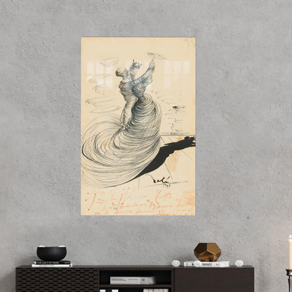 Boho Salvador Dali Glass Wall Art