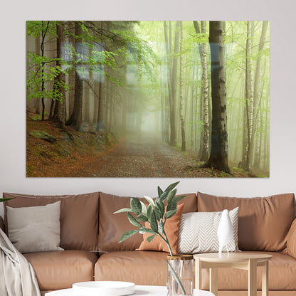 Green Glass Wall Art