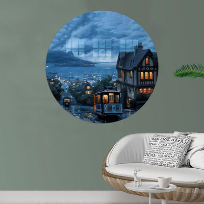 Istanbul Cityscape Landscape Glass Wall Art