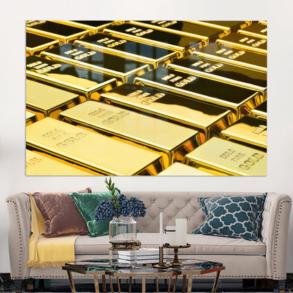 Gold Weddings and Christmas Glass Wall Art