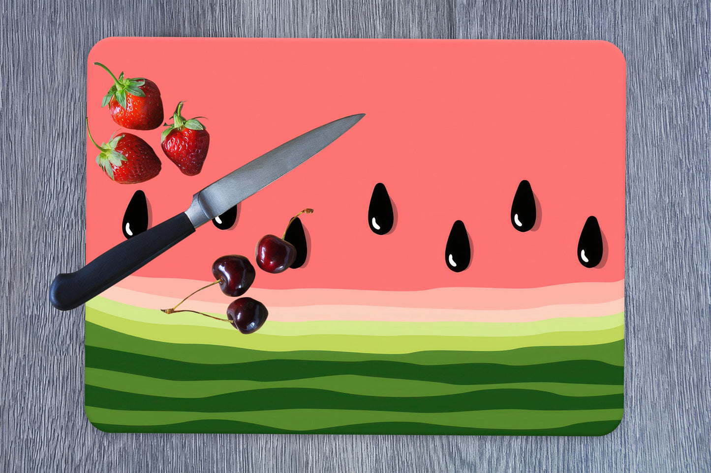 Watermelon Glass Cutting Board