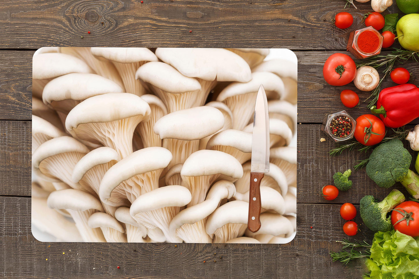 Mushroom Glass Cutting Board