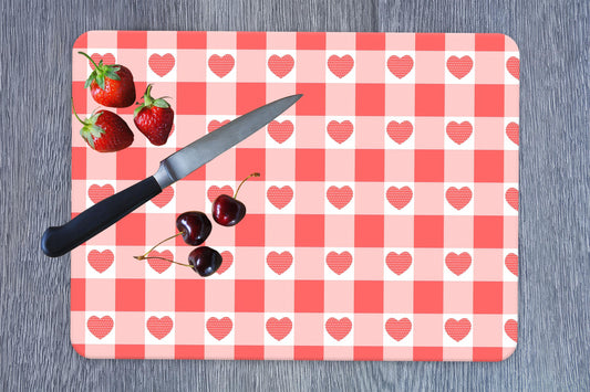 Red Tempered Glass Cutting Board: Modern Kitchen Essential