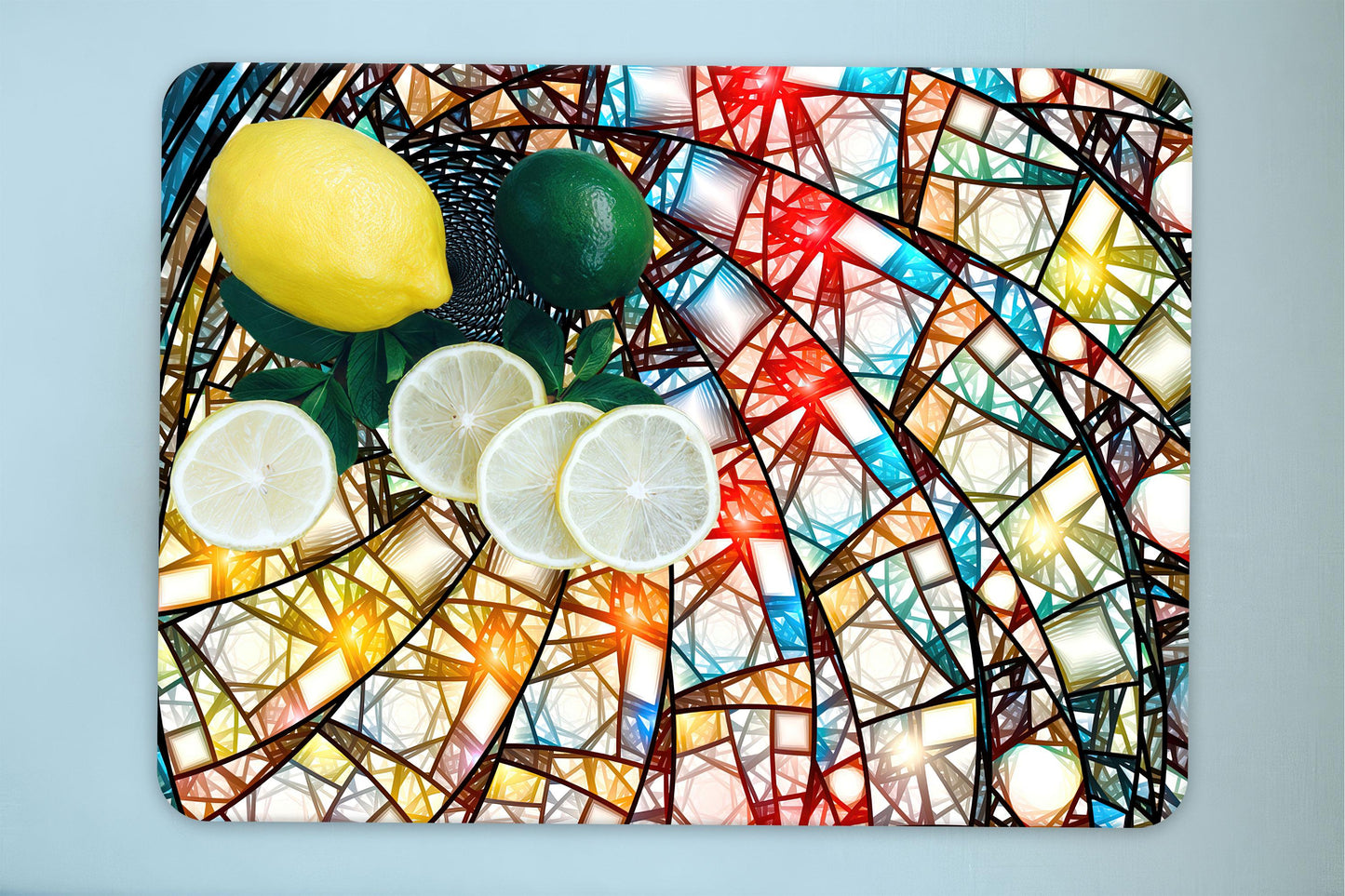 Fractal Glass Cutting Board