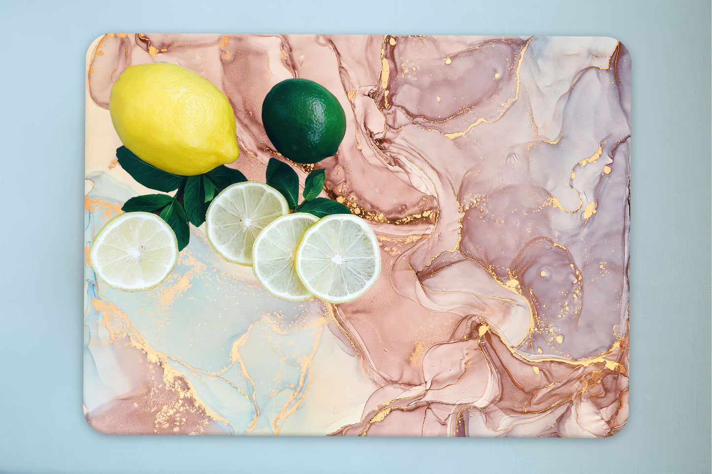 Gold Marble Accessory Glass Cutting Board