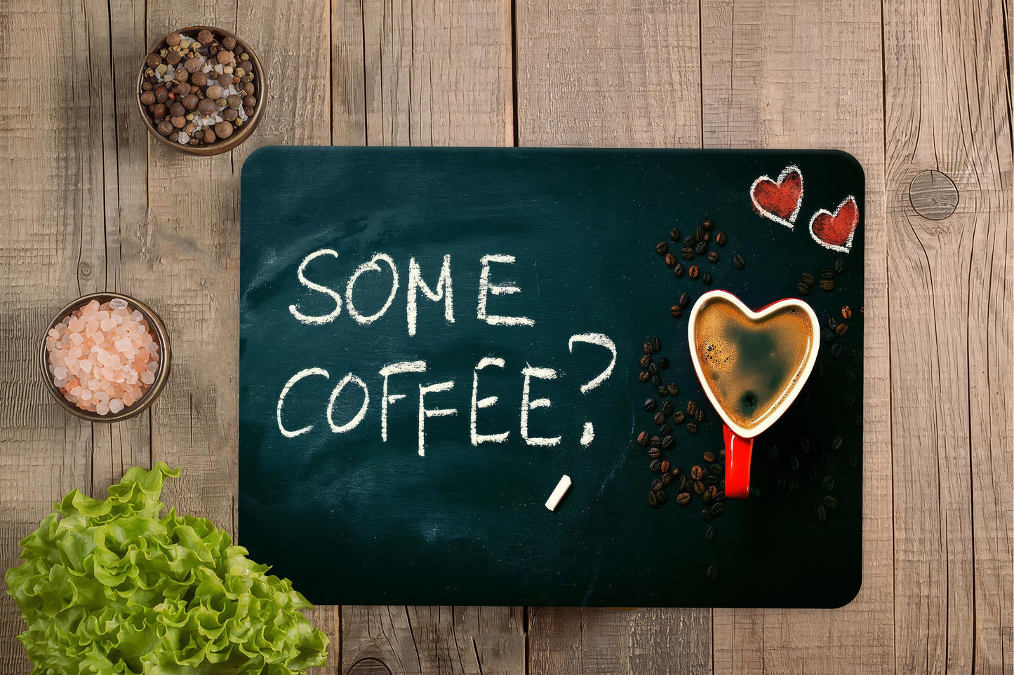 Coffee Glass Cutting Board